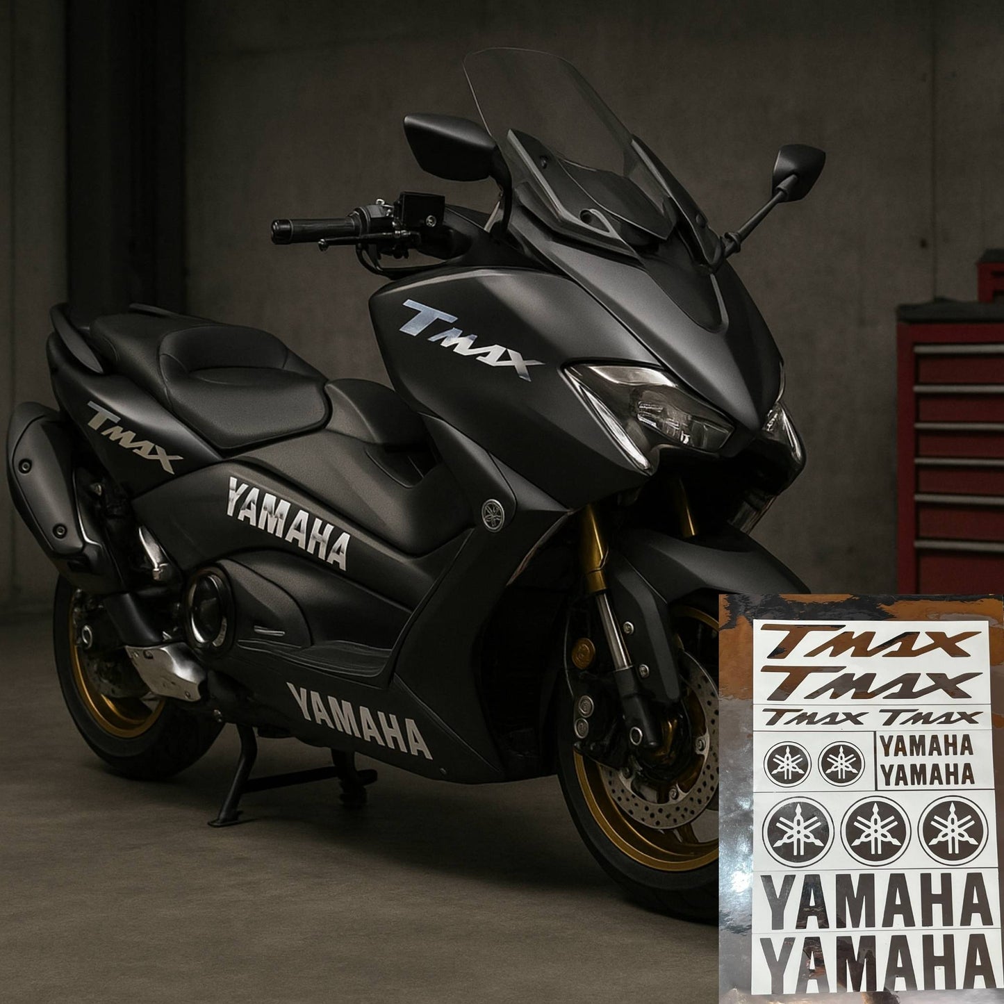 Kit Autocollant pour TMAX Yamaha