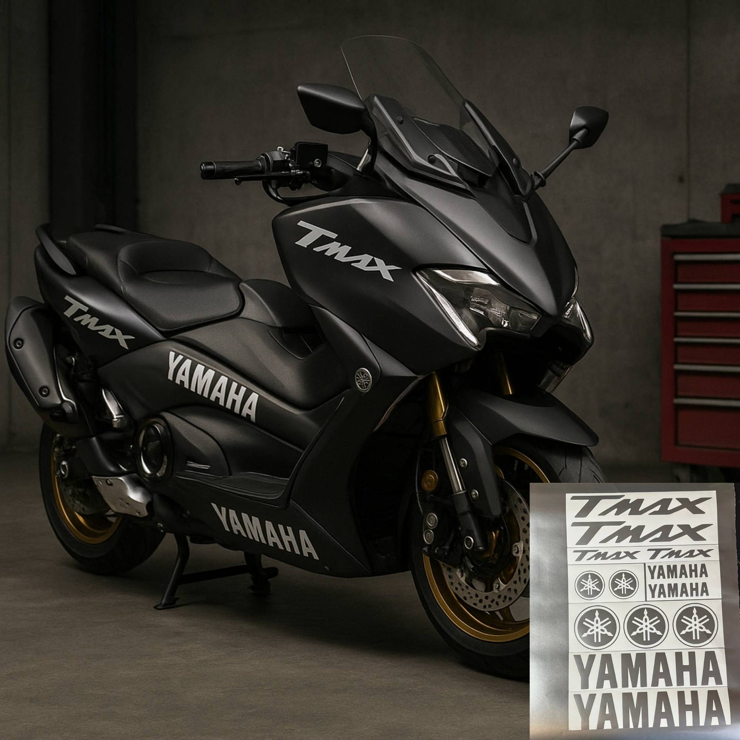 Kit Autocollant pour TMAX Yamaha