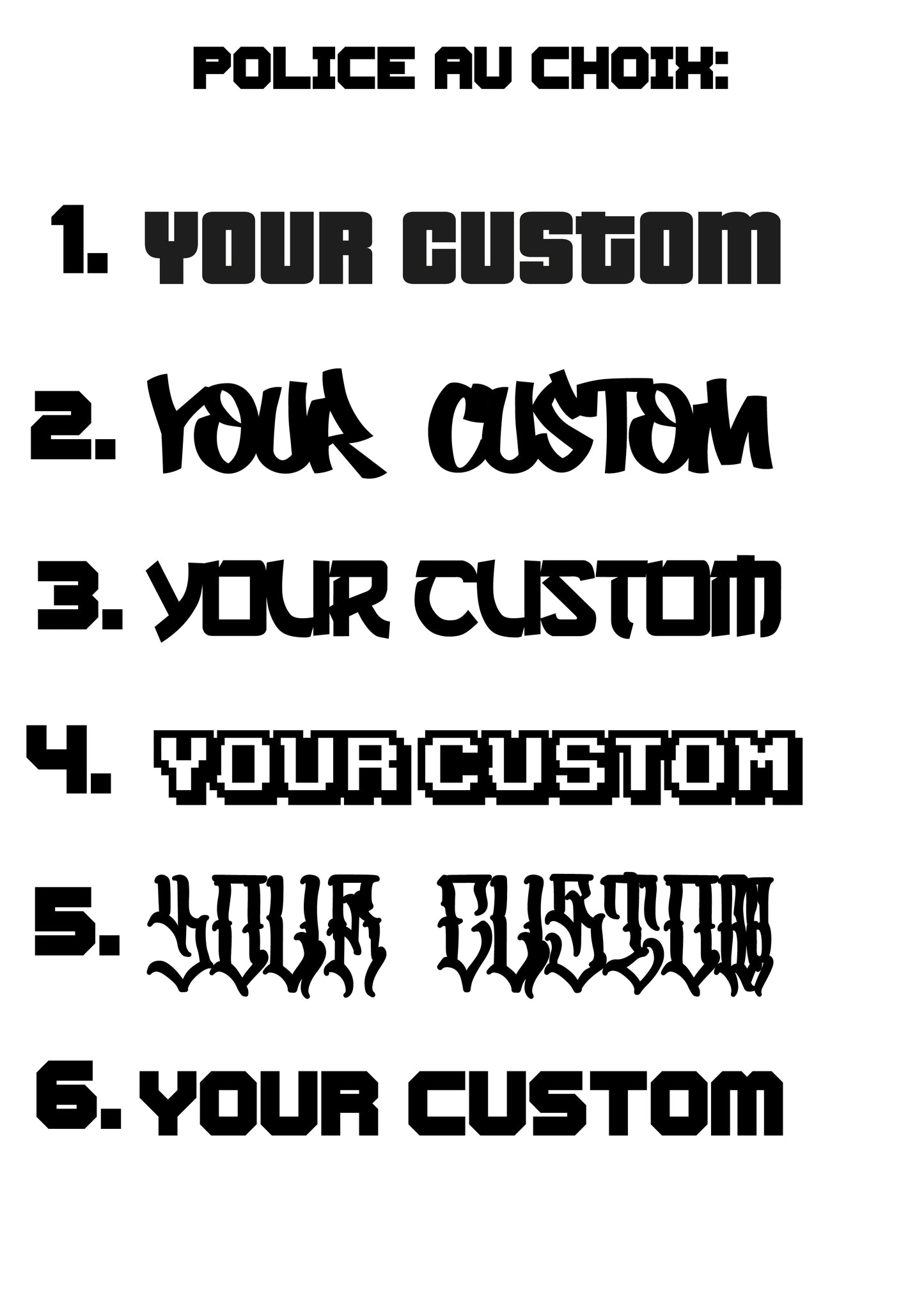 Stickers Pare-Brise Personnalisable