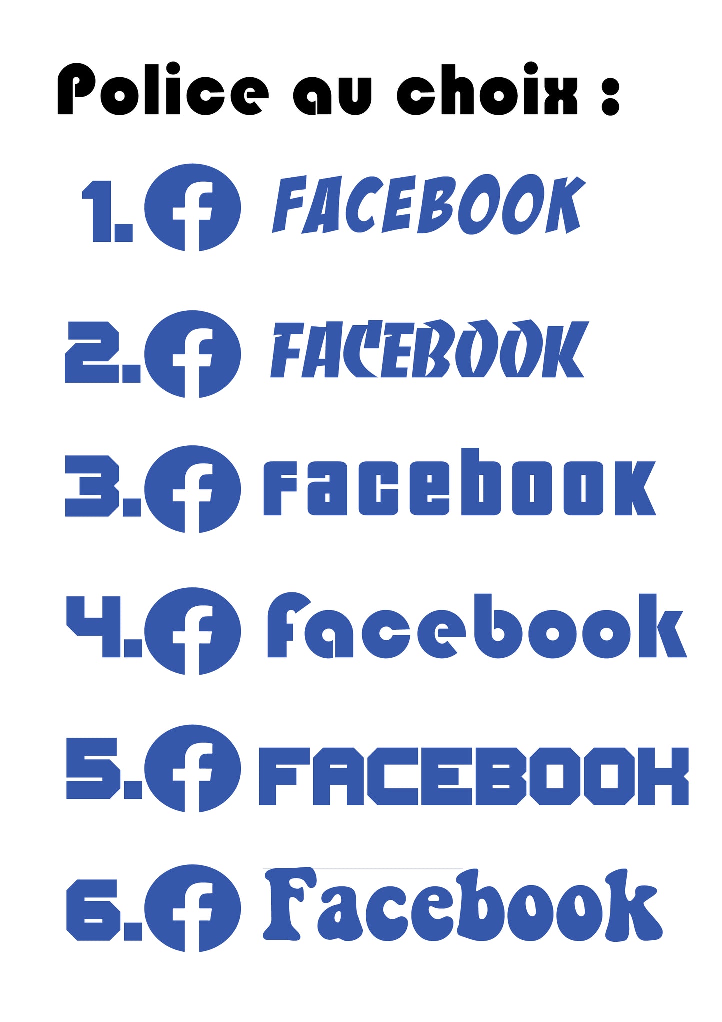 Kit de Stickers Facebook Personnalisable