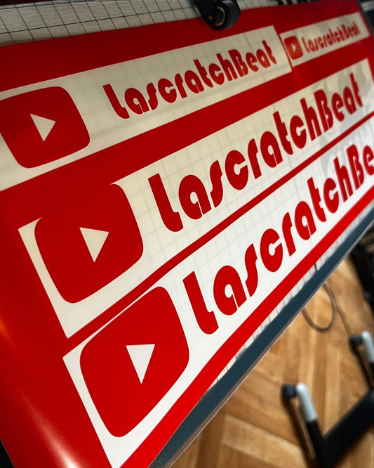 Kit de Stickers Youtube Personnalisable