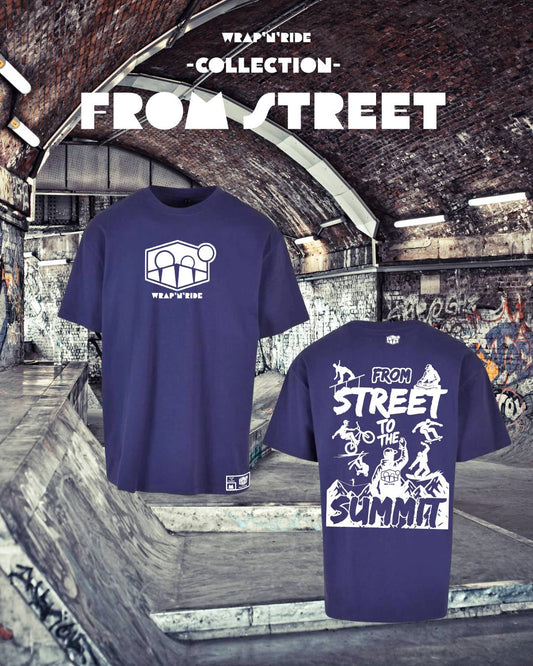 T-Shirt Navy Blue "From Street"