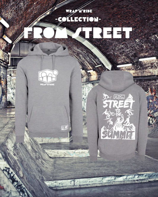 Hoodie Lourd  Soft Grey "From Street"