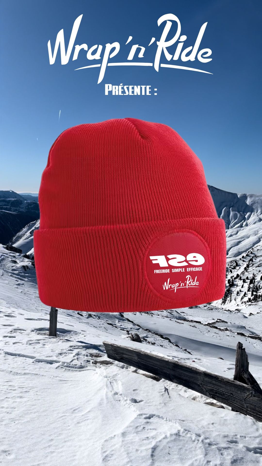 Bonnet Custom "FSE" Freeride Simple Efficace